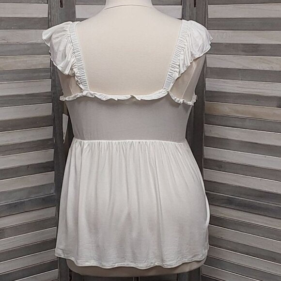 Ruffle Sleeve Tank  | 89th & Madison | 3X - Picture 5 of 10